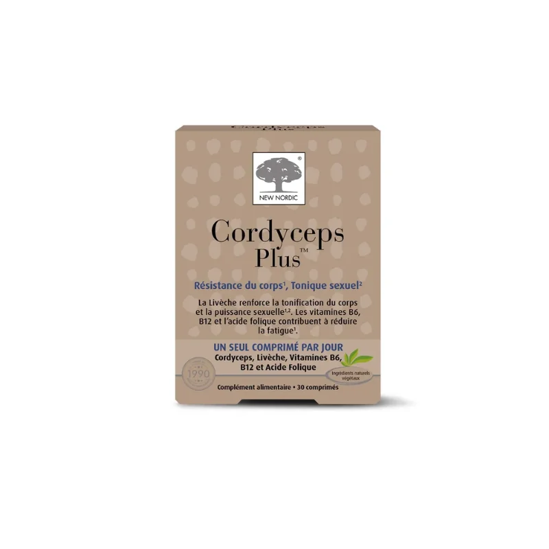 New Nordic Cordyceps Plus 30 Comprimés