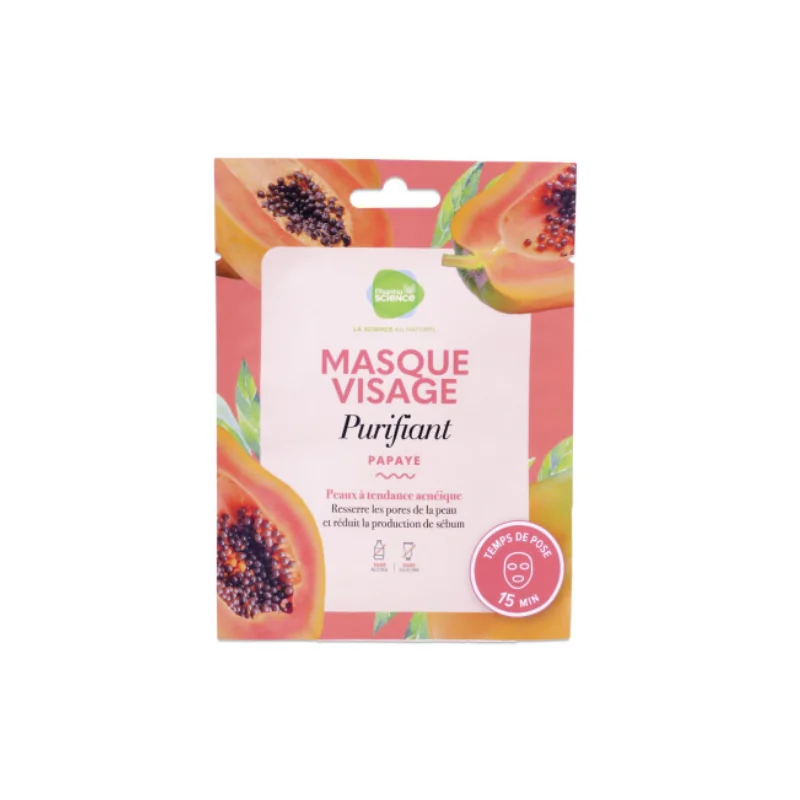 PHARMASCIENCE MASQUE VISAGE PURIFIANT PAPAYE