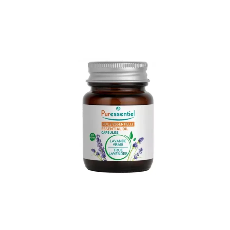 Puressentiel Huile Essentielle Lavande Vraie (Lavandula angustifolia) Bio 60 Capsules