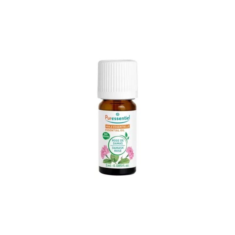 Puressentiel Huile Essentielle Rose de Damas (Rosa x damascena) Bio 2 ml