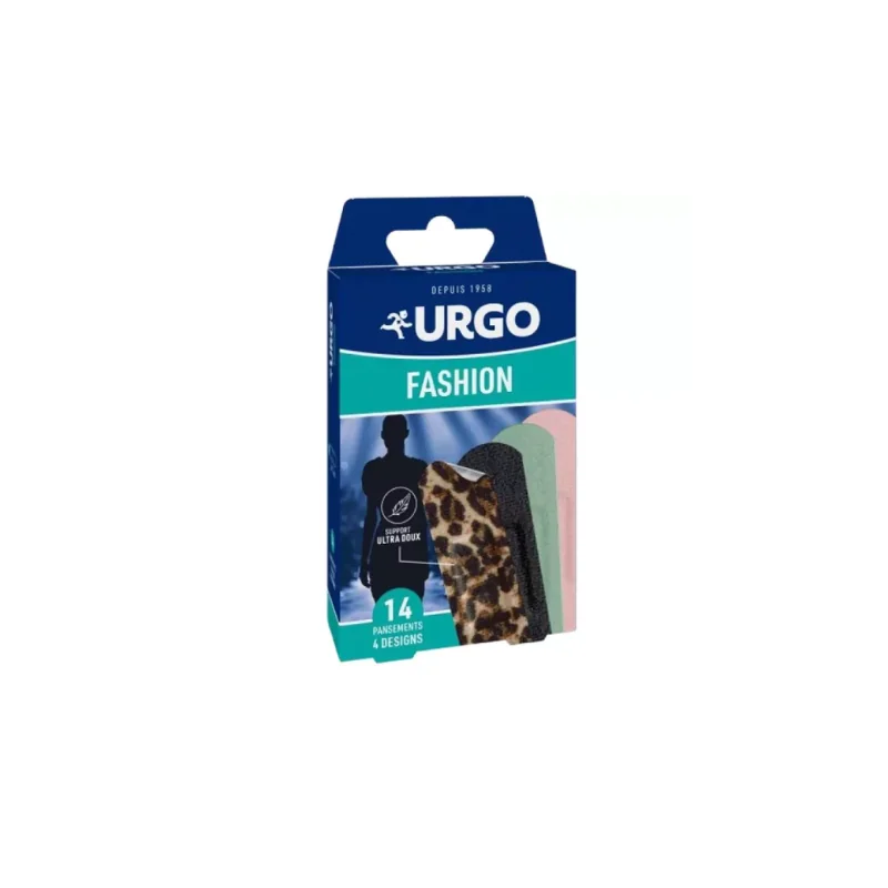 URGO - Pansements Fashion - Bte/14 , 4 Designs