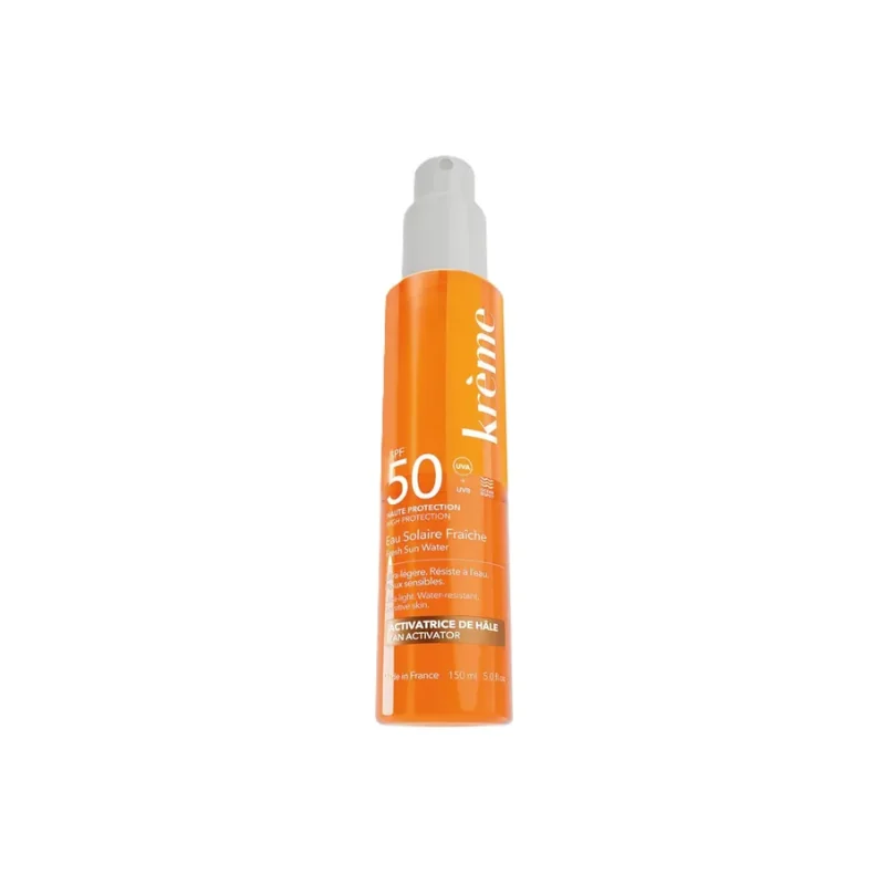 Krème Eau Solaire Fraîche SPF50 - Corps - Tous Types de Peaux, 150ml