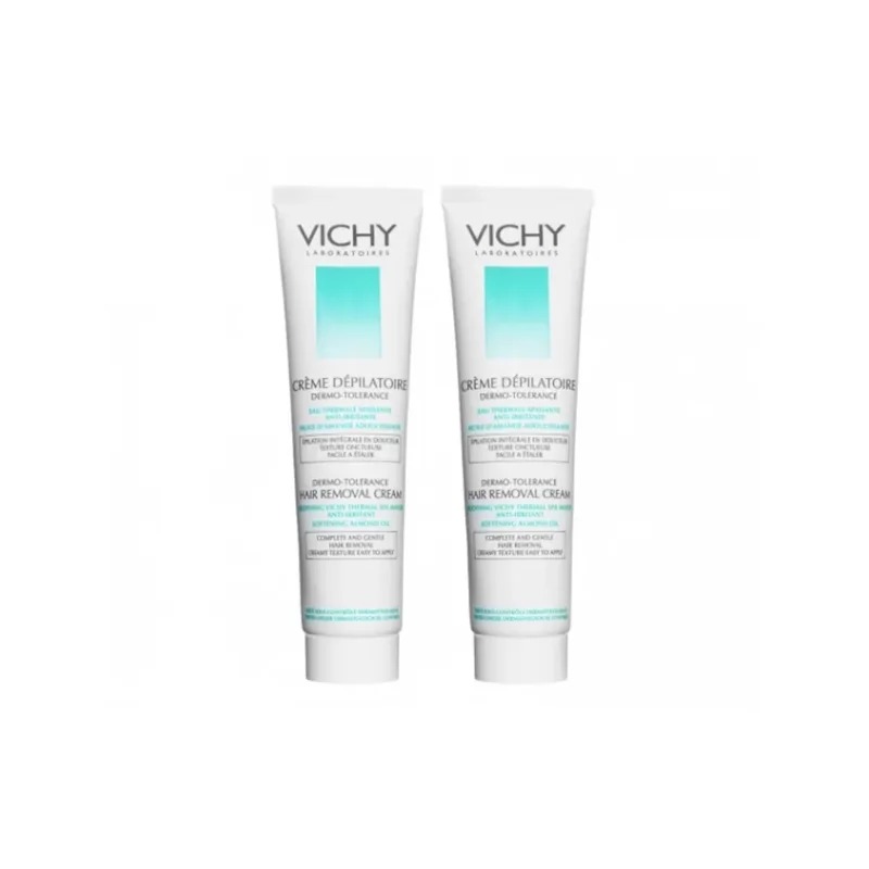 Vichy Crème Dépilatoire Peaux Sensibles, 2x150ml
