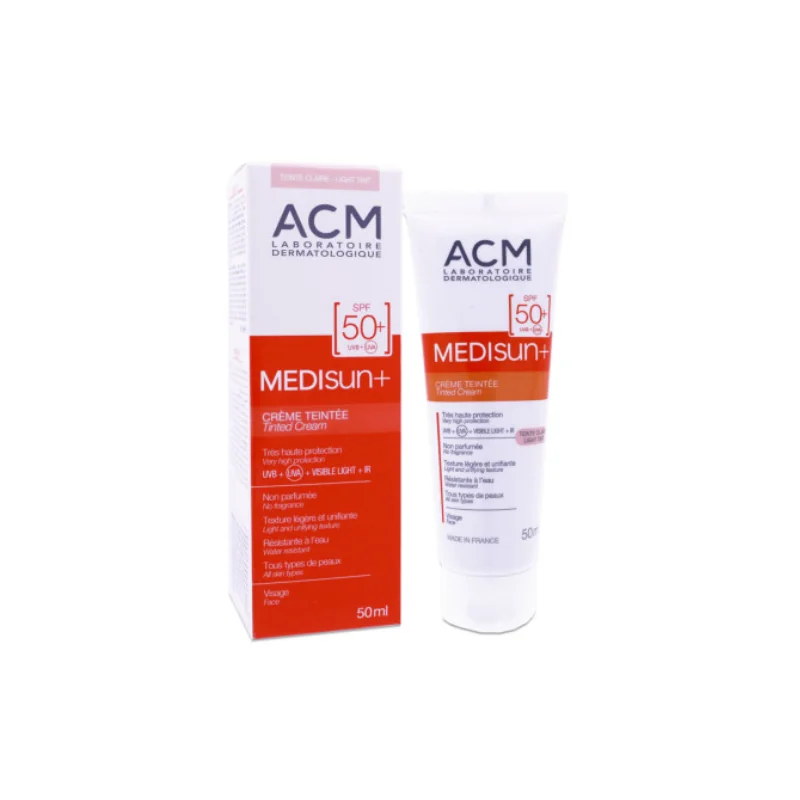 Acm Medisun crème teintée claire spf50+ 50ml
