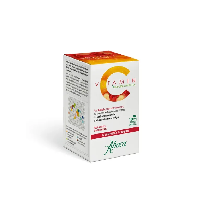 Aboca Energie Vitamin C Naturcomplex Bio Avec Acerola 14 Comprimés