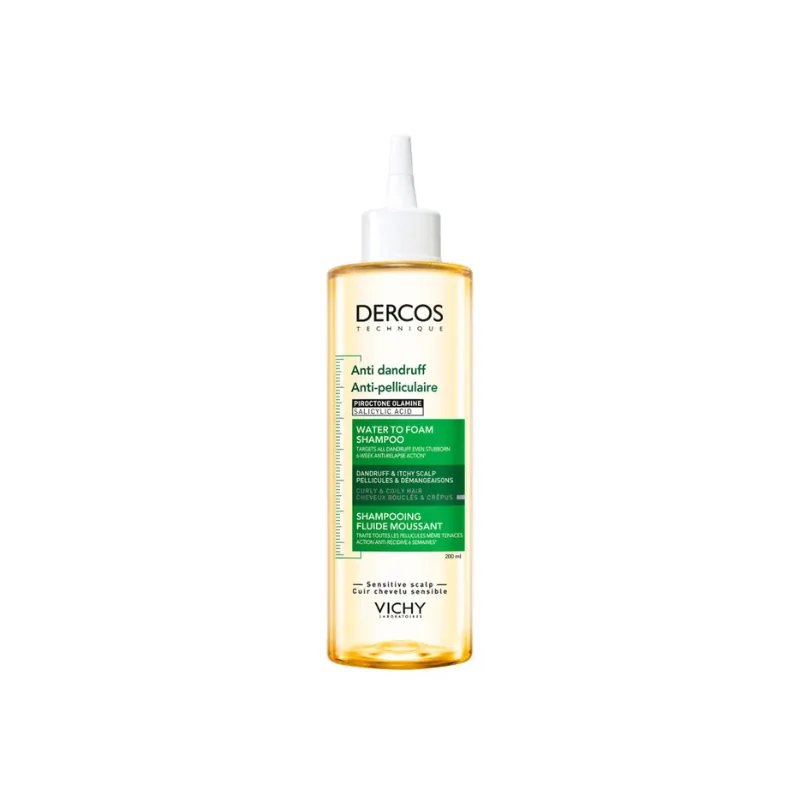 Vichy Dercos Shampooing Fluide Moussant Anti-pelliculaire 200ml