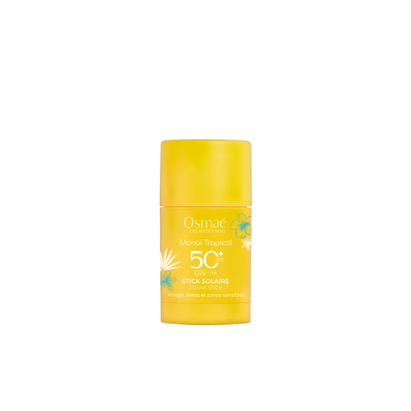 Osmaé Stick Solaire SPF 50+ MONOÏ TROPICAL 15g