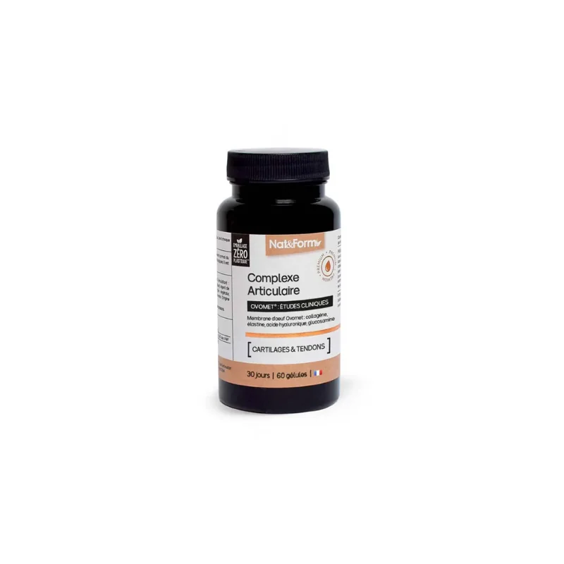 Nat&Form Nutraceutiques Premium Complexe Articulaire 60 Gélules