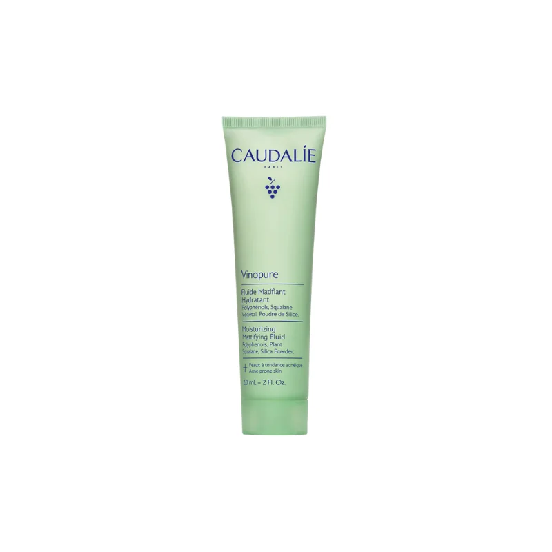 Caudalie Vinopure Fluide Matifiant Hydratant à la Poudre de Silice 60ml