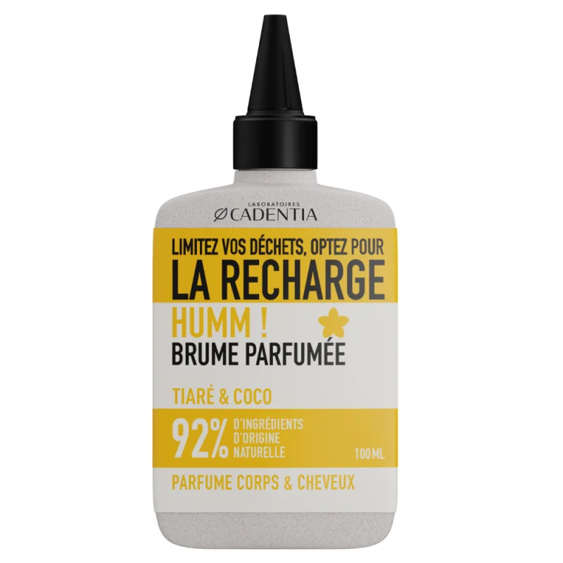 Cadentia  Spray Brume Parfum Recharge Tiaré Coco 100ml