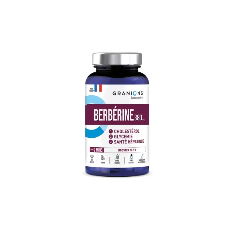 Granions Berbérine 380mg - 60 comprimés