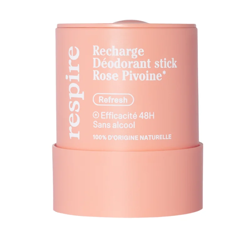 Respire Recharge Déodorant Stick Rose Pivoine 50g