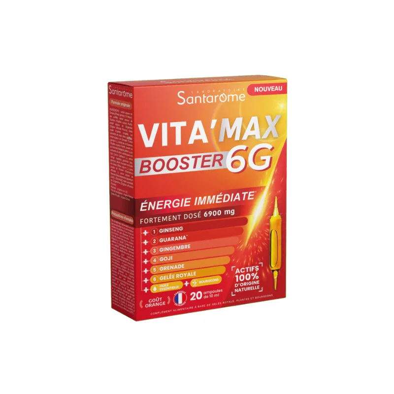 Santarôme Vita'Max Booster 6G - 20 ampoules