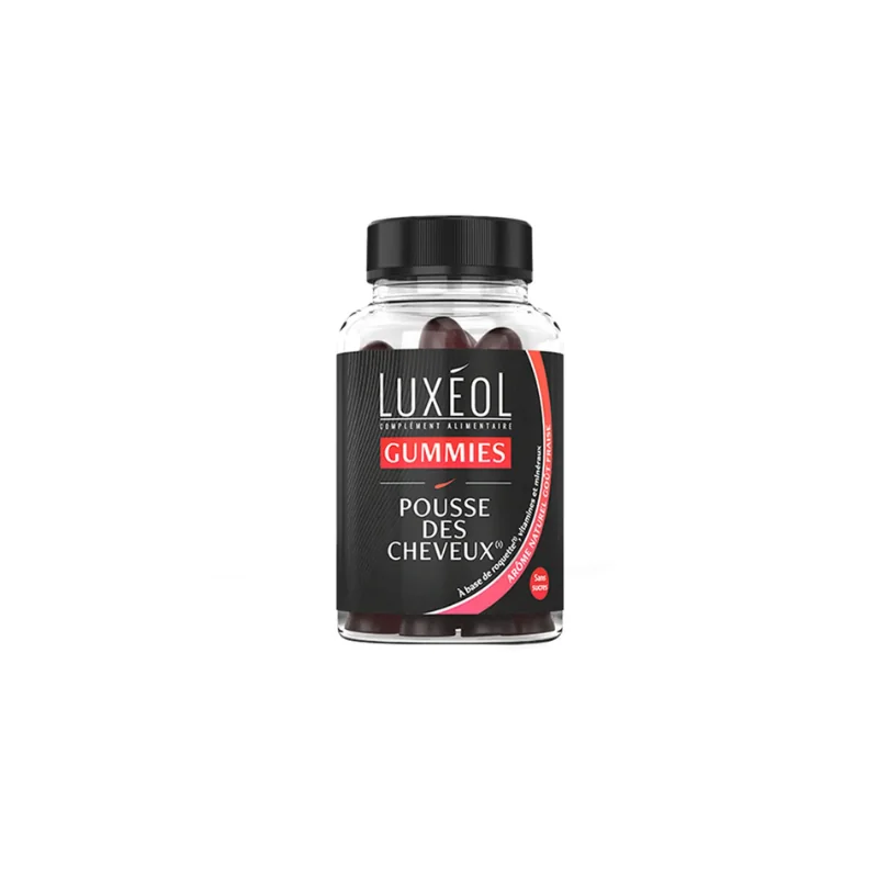 Luxéol Gummies Pousse des Cheveux, 60 Gummies