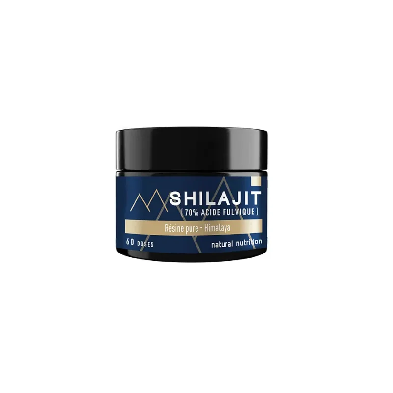 Natural Nutrition Shilajit Résine Pure 60 Doses