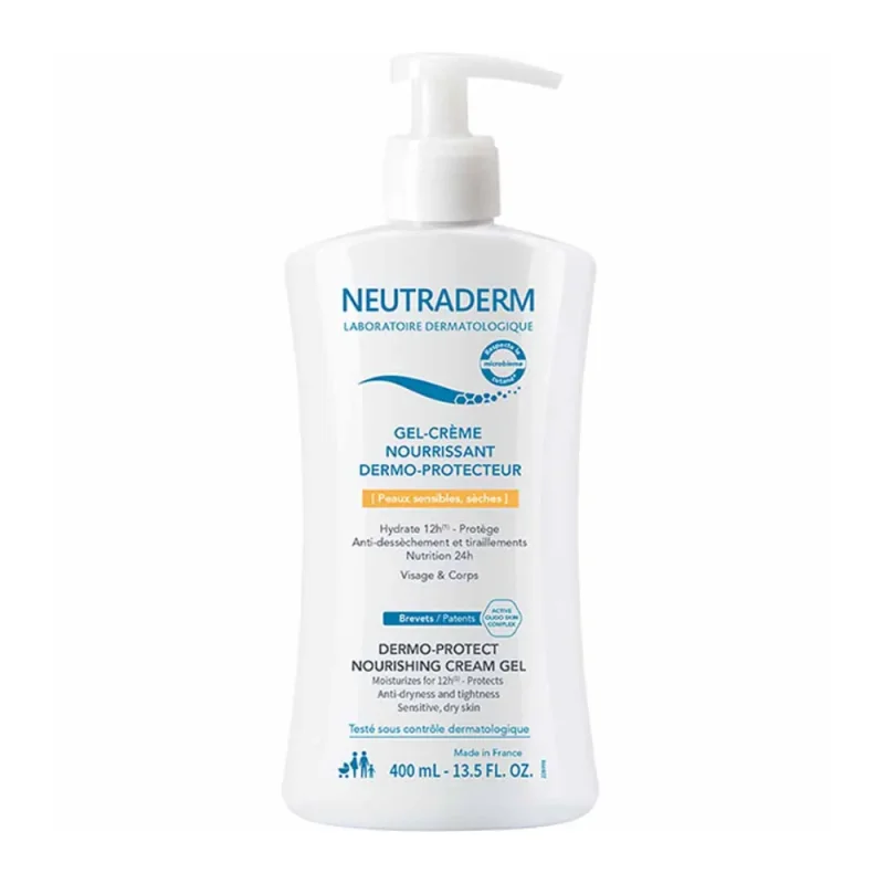 Neutraderm Gel-Creme Nourrissant Dermo-Protecteur Peaux sèches 400ml