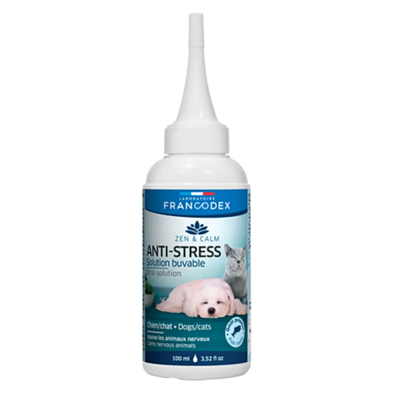 FRANCODEX Anti-Stress Solution Buvable Pour Chiens et Chats 100ml