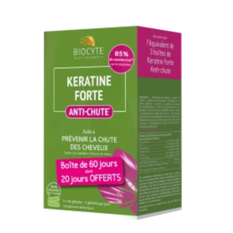 Biocyte Kératine Forte Anti-chute Gélules B/120
