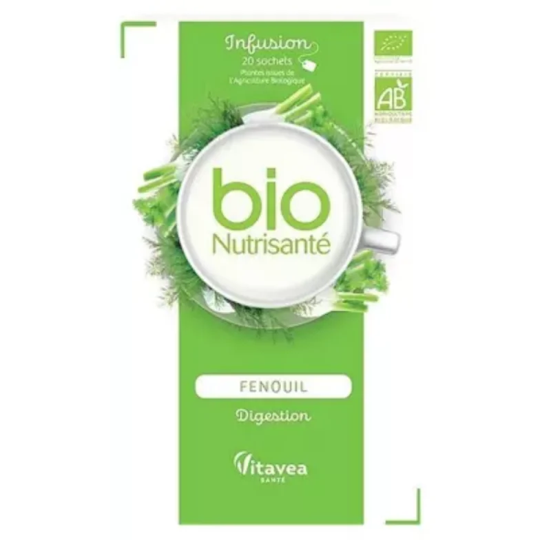 VitaveaInfusion Fenouil Bio 20 Sachet