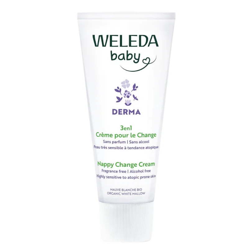 Weleda Baby Crème pour le change Derma 3en1 - 50 ml
