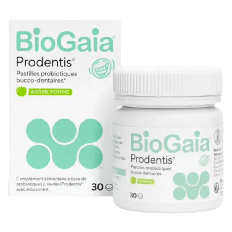BioGaia Prodentis Arôme Pomme 30 pastilles à sucer