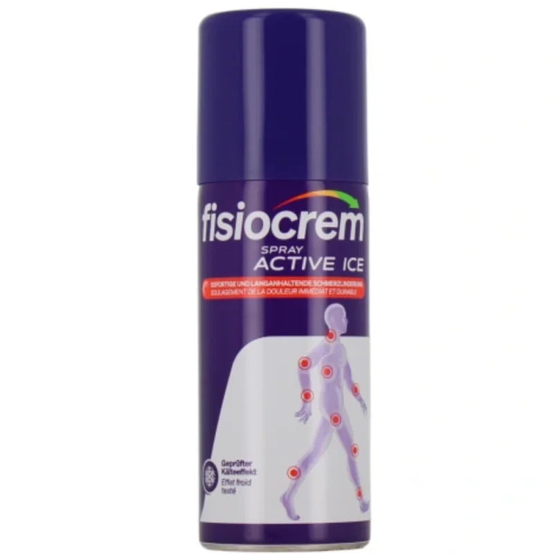 Fisiocrem Active Ice Spray cryothérapie effet froid immédiat - 150ml