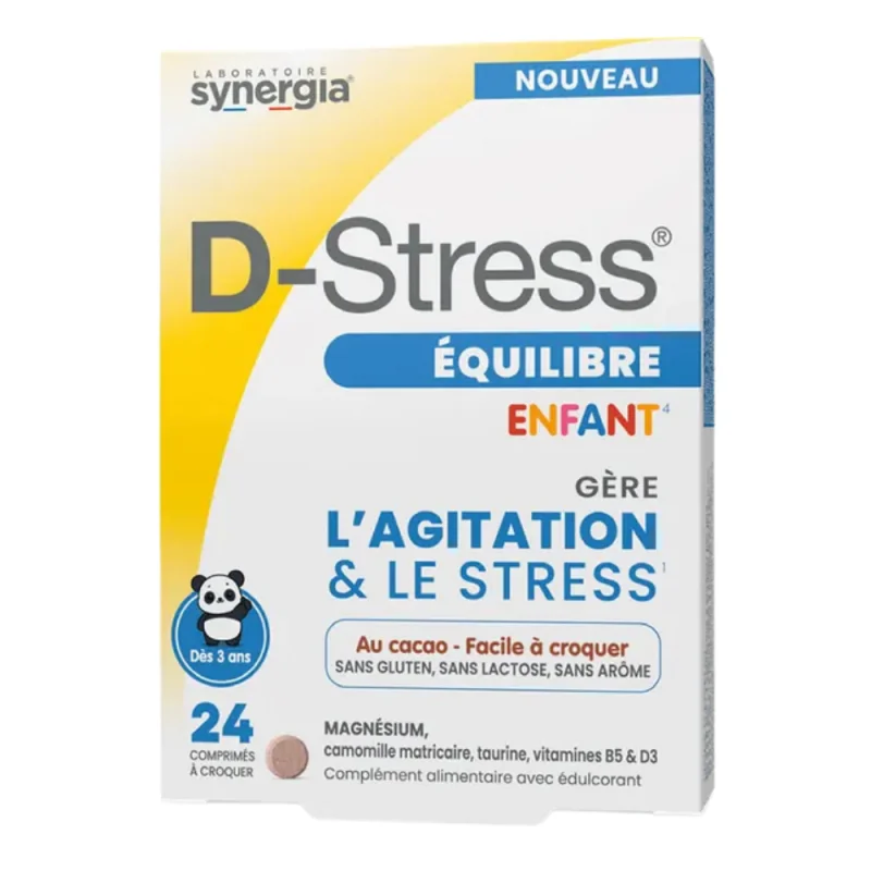 Synergia D-Stress Enfant 24 comprimés à croquer