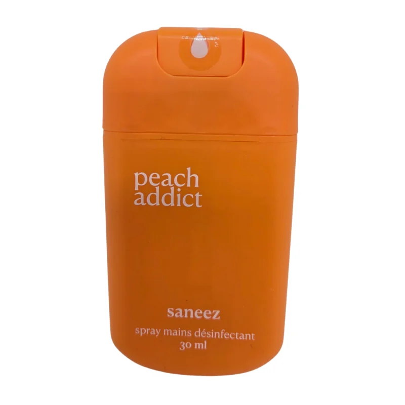 Saneez Spray Désinfectant Main Peach Addict 30 ml