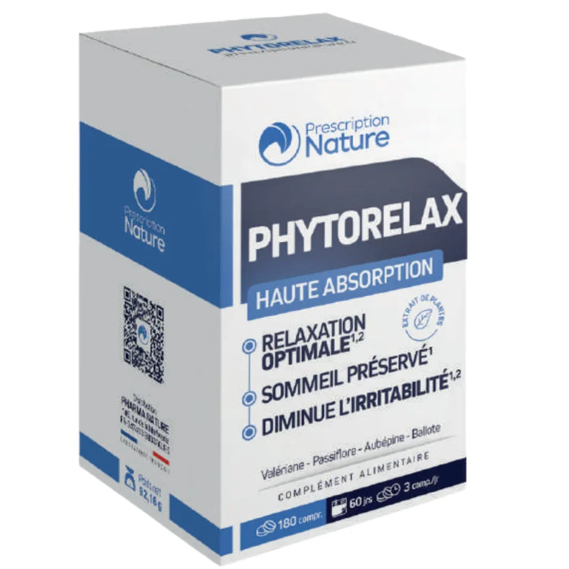 Prescription Nature Phytorelax 180 comprimés