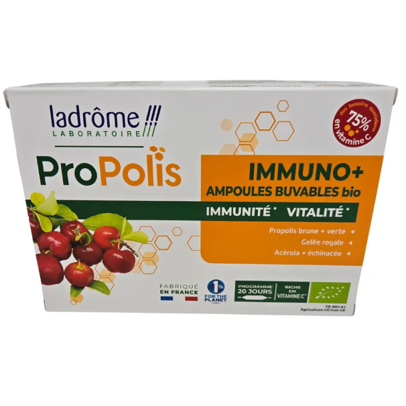 Ladrome Propolis Immuno + Bio Ampoules x 20