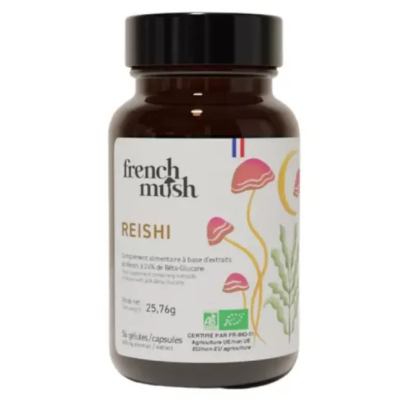 French Mush Reishi Bio  - 56 gélules