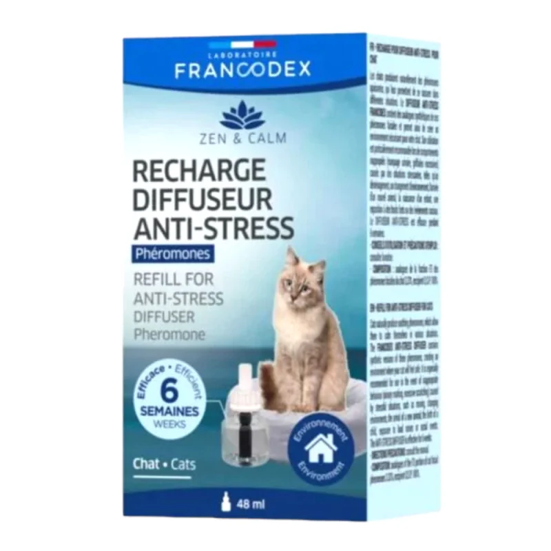 Francodex Recharges Diffuseur Anti-stress Environnement Chats/Chatons 48ml