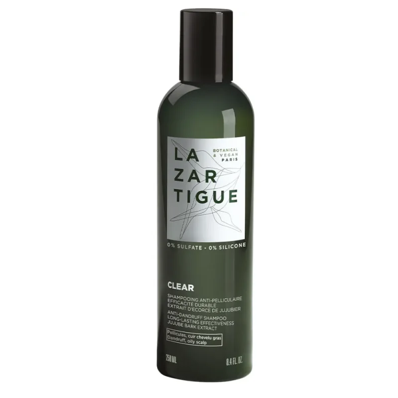 Lazartigue Clear Shampooing Anti-Pelliculaire Cuir Chevelu Sec 250ml
