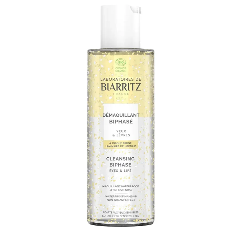 Laboratoires De Biarritz Nettoyants Démaquillant Biphasé Yeux Sensibles & Lèvres 125ml