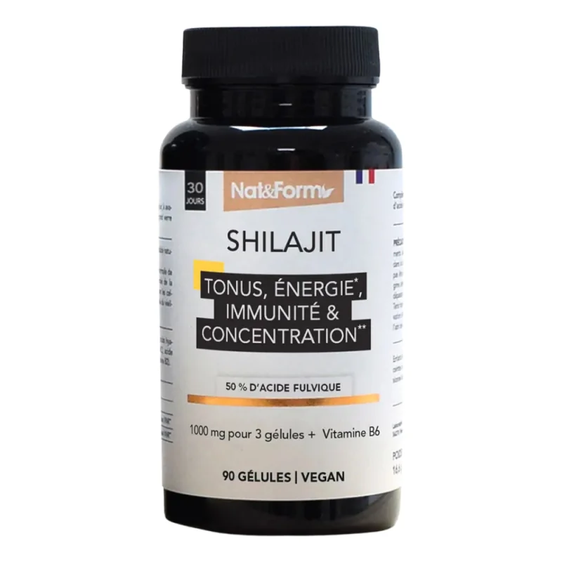 Nat & Form Shilajit 90 gélules