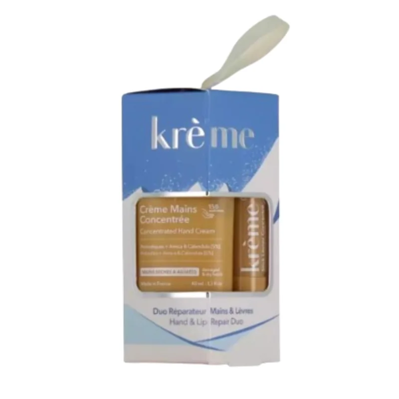 Krème Coffret Duo Réparateur Mains Lèvres