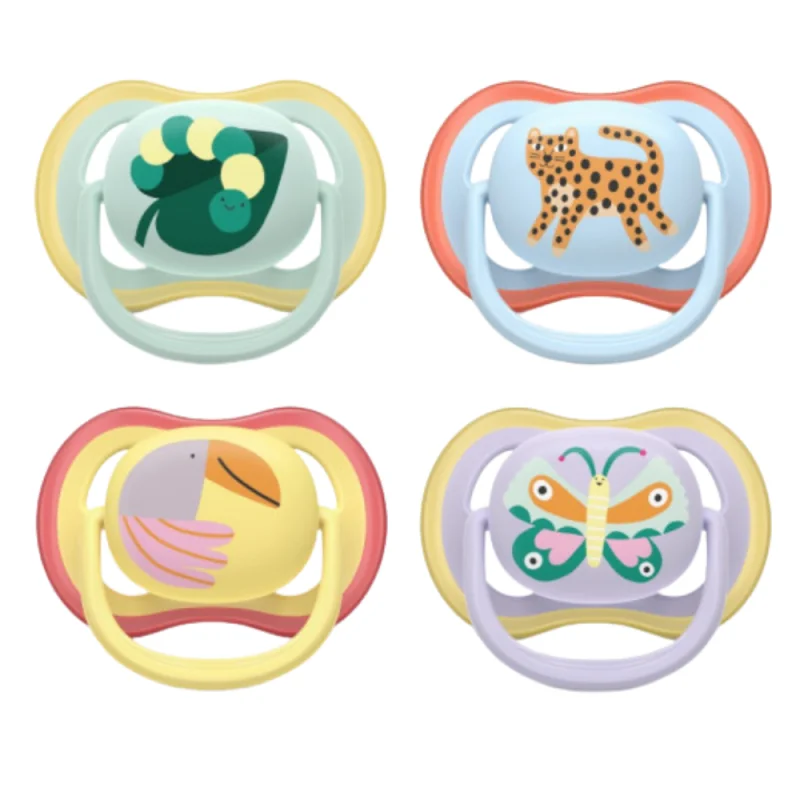Avent Ultra Air Lot 2 sucettes 0-6 mois - Coloris aléatoires