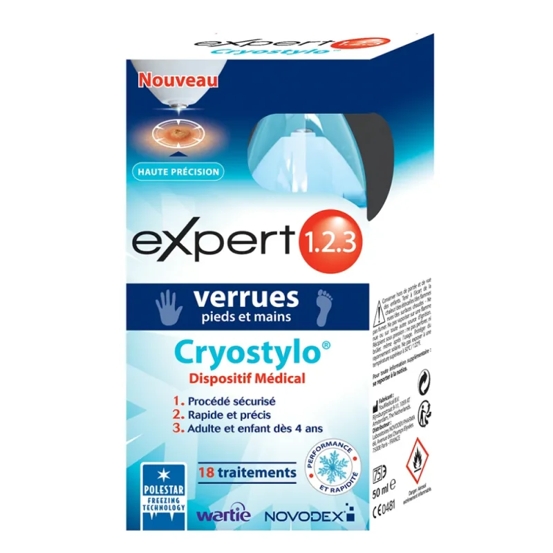 Expert 123 Verrues Pieds et Mains