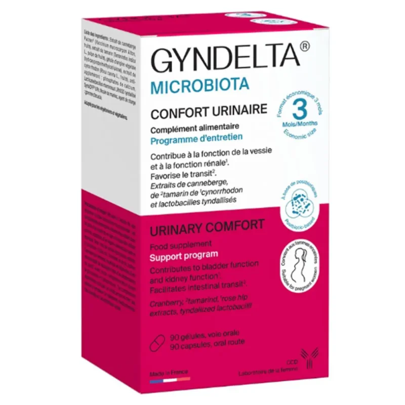 Ccd Gyndelta Microbiota Confort Urinaire 90 gélules