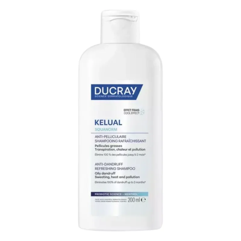 Ducray Kelual Squanorm Shampoing rafraîchissant anti-pelliculaire - 200ml