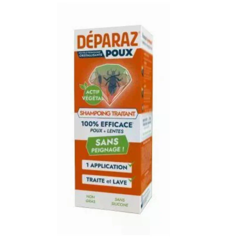 Déparaz Poux Shampoing Traitant Anti-Poux – 150 ml