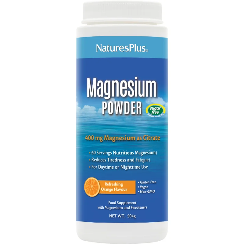 Natures Plus Magnesium Powder 504 g