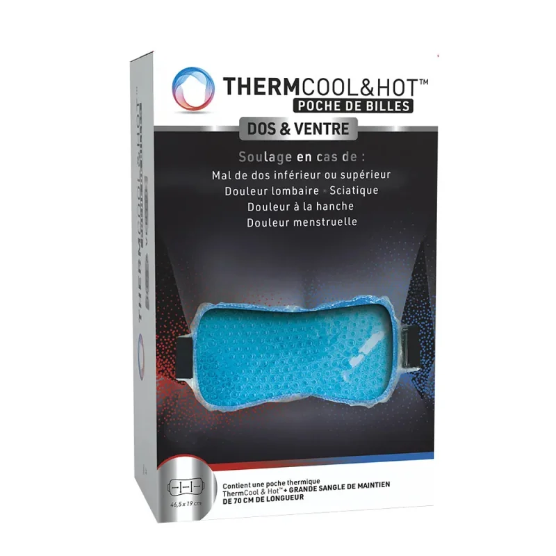 Thermcool & Hot Poche de billes Dos & Ventre chaud/froid
