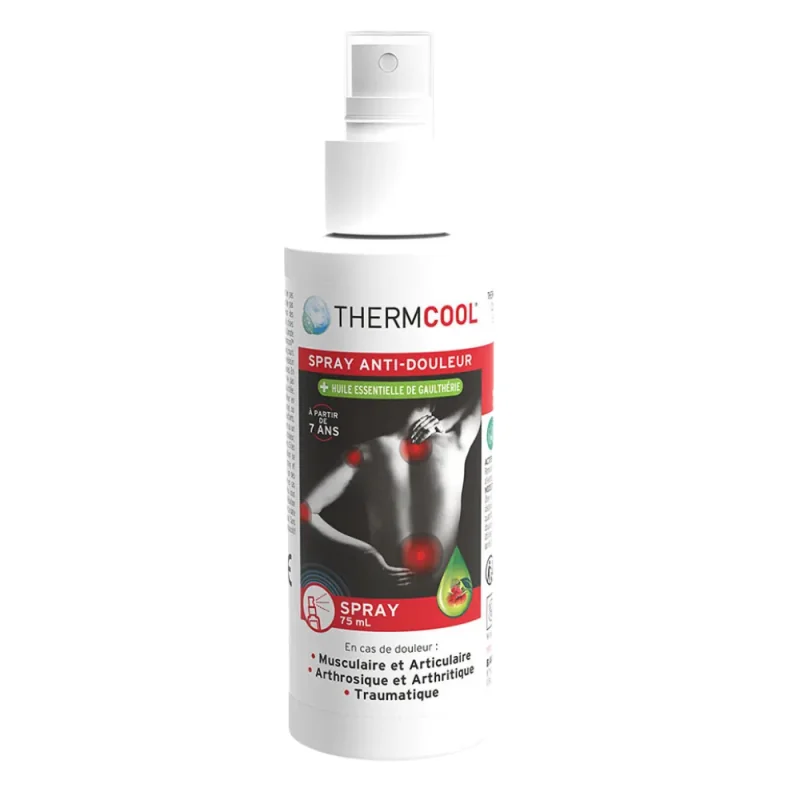 Thermcool Spray anti-douleur à la Gaulthérie 75 ml
