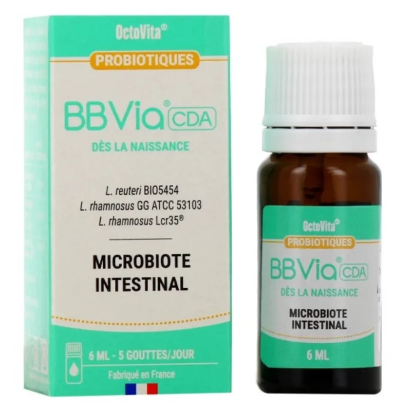 Octovita – Bbvia cda gouttes probiotiques bébé, 6ml