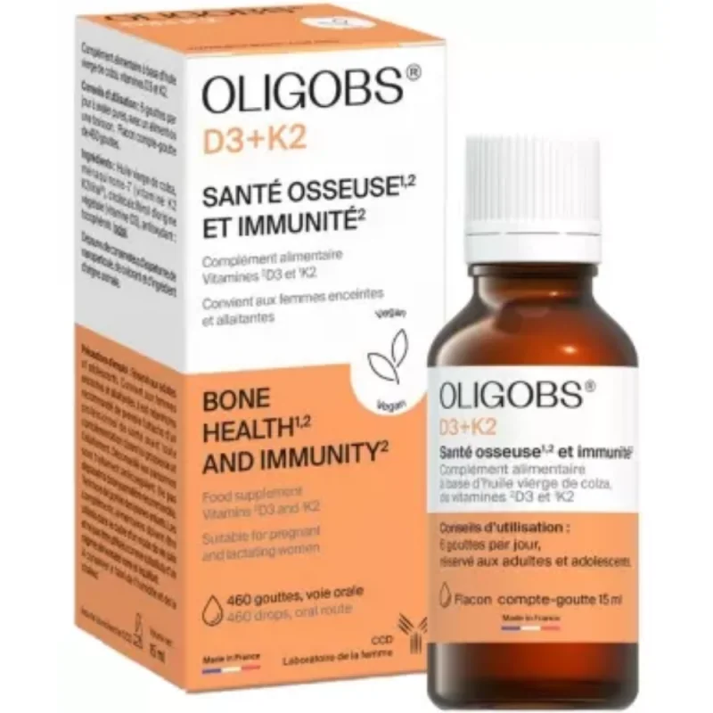 Laboratoire CCD Oligobs D3+K2 15 ml