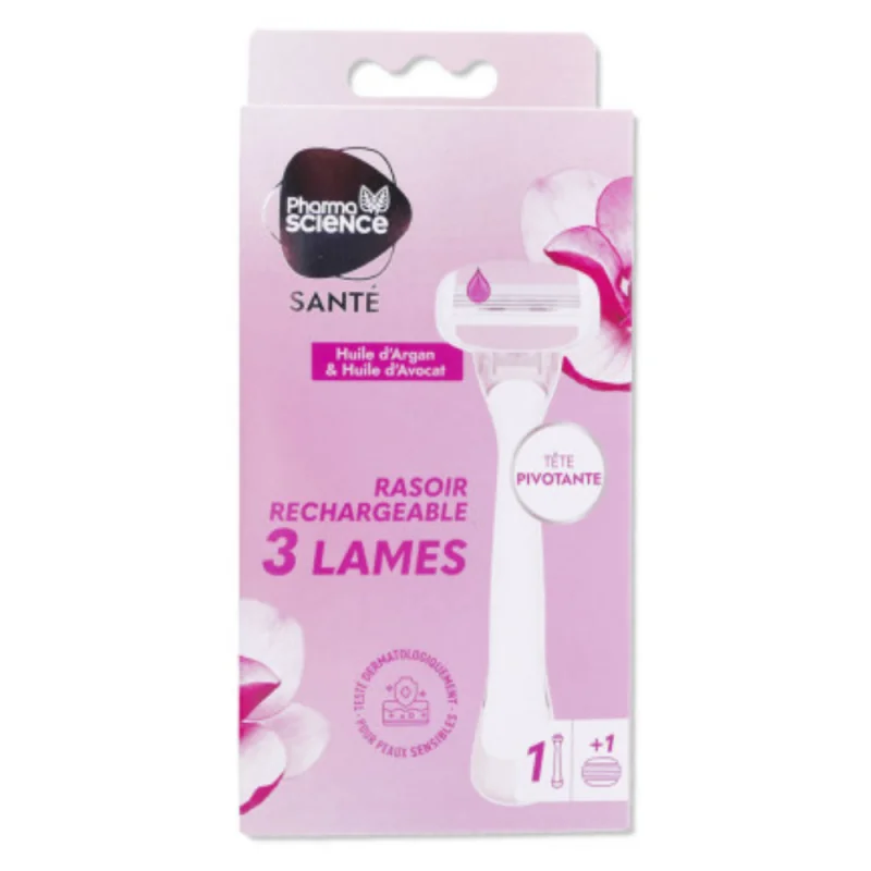 Pharmascience rasoir femme rechargeables 3 lames