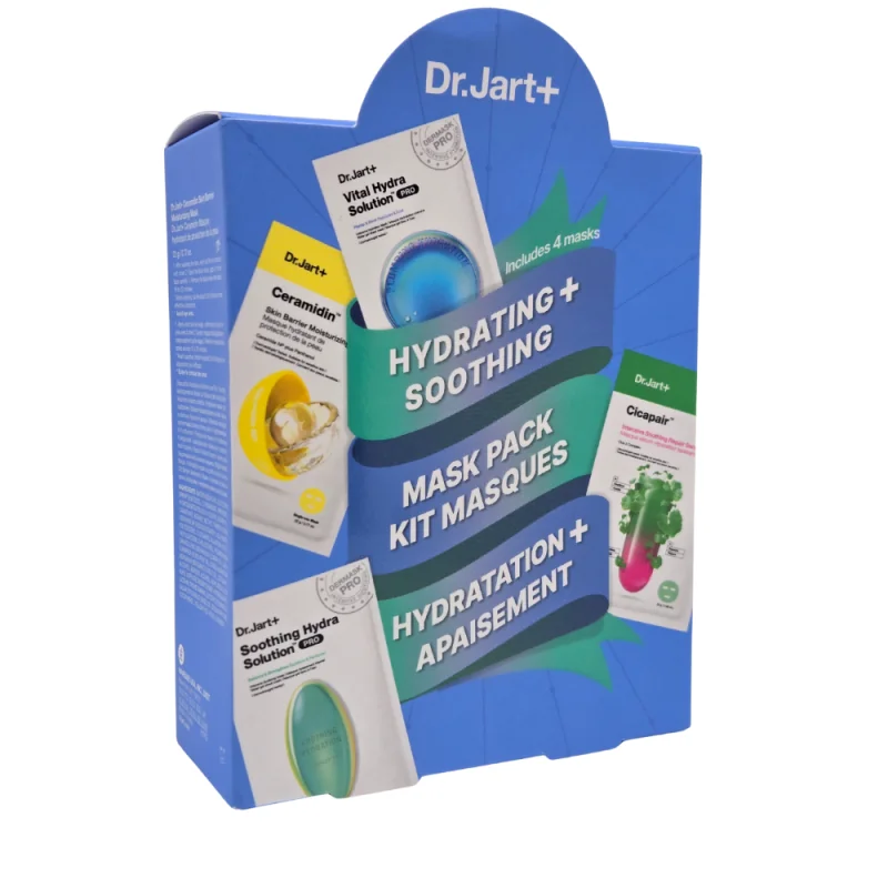 Dr Jart Kit 4 masques Hydratation + Apaisement