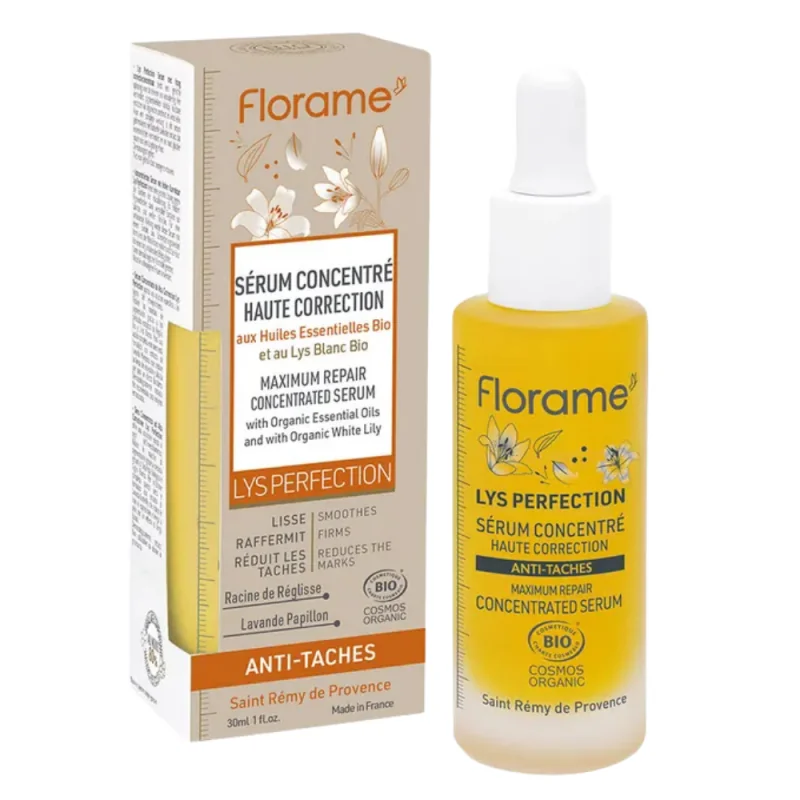 Florame Lys Perfection Sérum Concentré Haute Correction Anti-tâches 30 ml