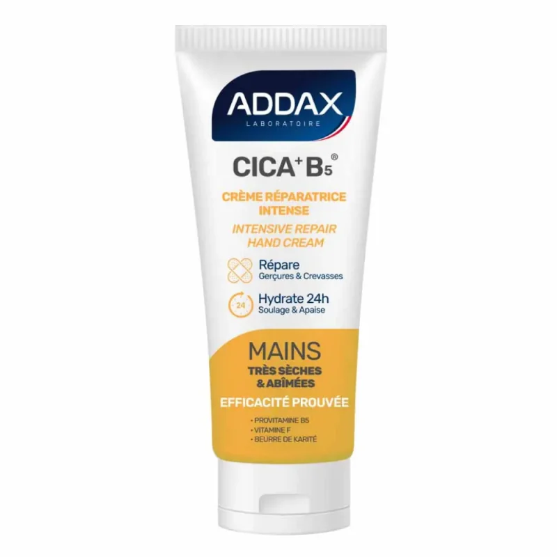 Addax CICA + B5® Crème mains réparatrice intense 50ml